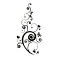 Wandtattoo Herzen Ranke - Bild 3
