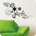 Wandtattoos | Wandtattoo Ornament Swirl