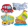 Kinder Wandtattoo Autobus & Co. - Bild 1