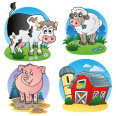 Wandtattoos | Kinder Wandtattoo Bauernhof 3
