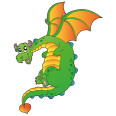 Kinder Wandtattoo Flugdrache - Bild 1