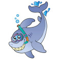 Kinder Wandtattoo Haifisch - Bild 1