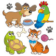 Kinder Wandtattoo Haustiere - Bild 1