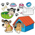 Kinder Wandtattoo Hunde 2 - Bild 1