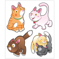 Wandtattoos | Kinder Wandtattoo Katzen