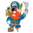 Kinder Wandtattoo Pirat mit Holzbein - Bild 1