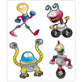 Kinder Wandtattoo Roboter - Bild 1