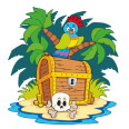 Kinder Wandtattoo Schatzinsel 2 - Bild 1