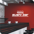 Wandtattoos | Wandtattoo sushi bar