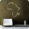 Wandtattoo Afrika Map Kontur - Bild 2
