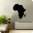 Wandtattoos | Wandtattoo Afrika Map