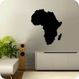 Wandtattoo Afrika Map - Bild 1