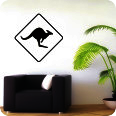 Wandtattoo Australia Road Sign - Bild 1