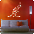 Wandtattoo Australien Känguruh 4  - Bild 2