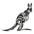 Wandtattoo Australien Känguruh 4  - Bild 3