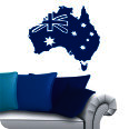 Wandtattoo Australien Umriss 2 - Bild 1