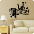 Wandtattoo Brooklyn Bridge - Bild 1