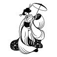Wandtattoo Geisha 1 - Bild 3