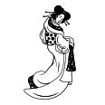 Wandtattoo Geisha 3 - Bild 3