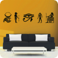 Wandtattoos | Wandtattoo Hieroglyphen