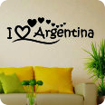Wandtattoo I Love Argentina - Bild 1