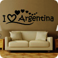 Wandtattoo I Love Argentina - Bild 2