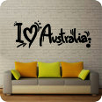 Wandtattoo I Love Australia - Bild 1