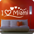 Wandtattoo I Love Miami - Bild 2