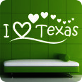 Wandtattoo I Love Texas - Bild 2