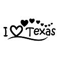 Wandtattoo I Love Texas - Bild 3
