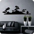 Wandtattoos | Wandtattoo Japan Garden 4