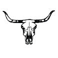Wandtattoo Longhorn Skull - Bild 3