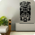 Wandtattoo Maya Maske - Bild 2