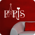 Wandtattoo Paris Schriftzug - Bild 2