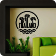 Wandtattoo Thailand Palmenlogo - Bild 1