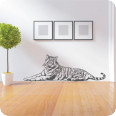 Wandtattoo Tiger liegend - Bild 1
