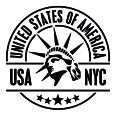 Wandtattoo USA Stamp - Bild 3