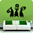 Wandtattoo afrikanische Figuren - Bild 1