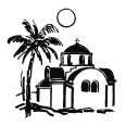 Wandtattoo griechische Kirche - Bild 3