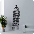 Wandtattoos | Wandtattoo schiefer Turm Pisa