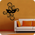 Wandtattoo venezianische Maske - Bild 1