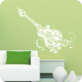 Wandtattoo Gitarre Ornament - Bild 2