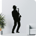 Wandtattoo Musiker Saxophon - Bild 1