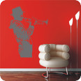 Wandtattoo Trompetenspieler - Bild 2