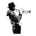 Wandtattoo Trompetenspieler - Bild 3
