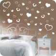Wandtattoo Herzen Set - Bild 2