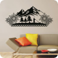Wandtattoo Alphorn - Bild 1
