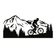 Wandtattoo Berge Mountainbike - Bild 3