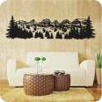 Wandtattoo Churfirsten Flumserberg - Bild 1
