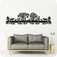 Wandtattoo Scherenschnitt Bergchilbi - Bild 1